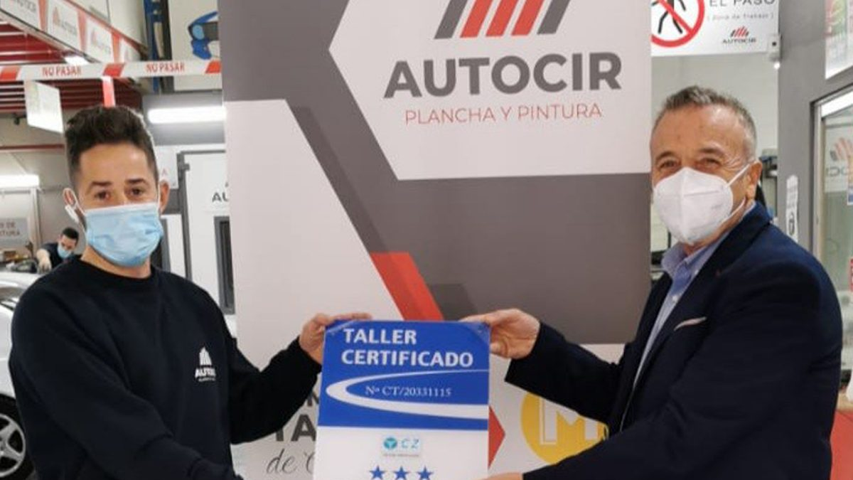 Perchan, S.A. felicita a Talleres Autocir S.L. de la red Five Star de Cromax® por la obtención del certificado Centro Zaragoza