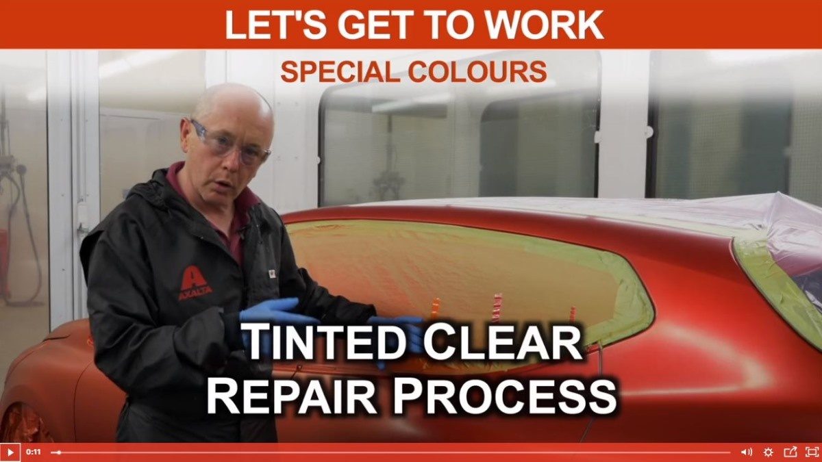Tinted Clear Repair Process Training videos