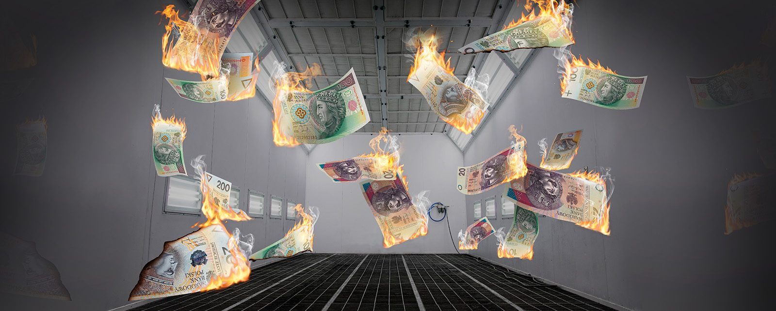Energy Saving - Burning Zloty