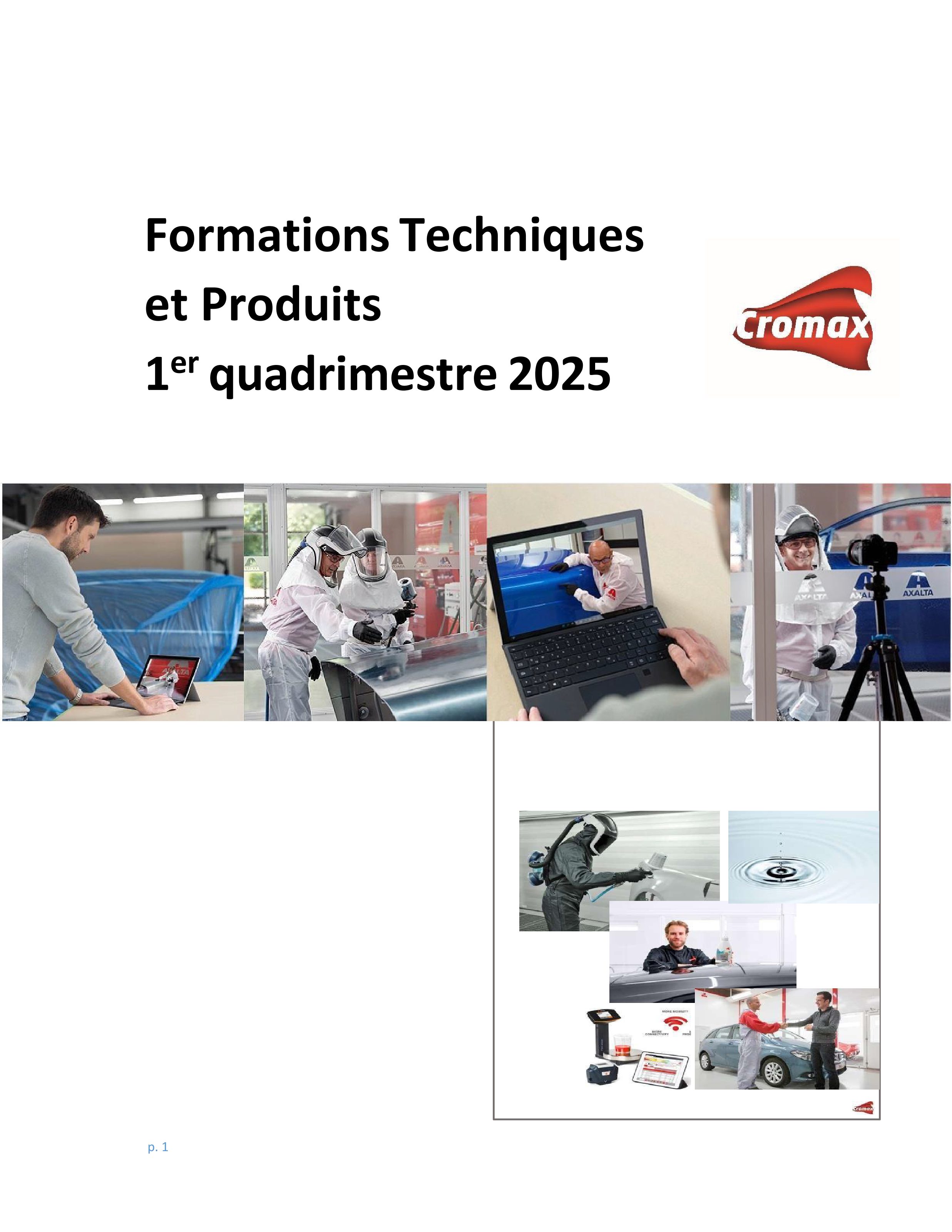CROMAX - LIVRET DE FORMATION - MANTES 2025